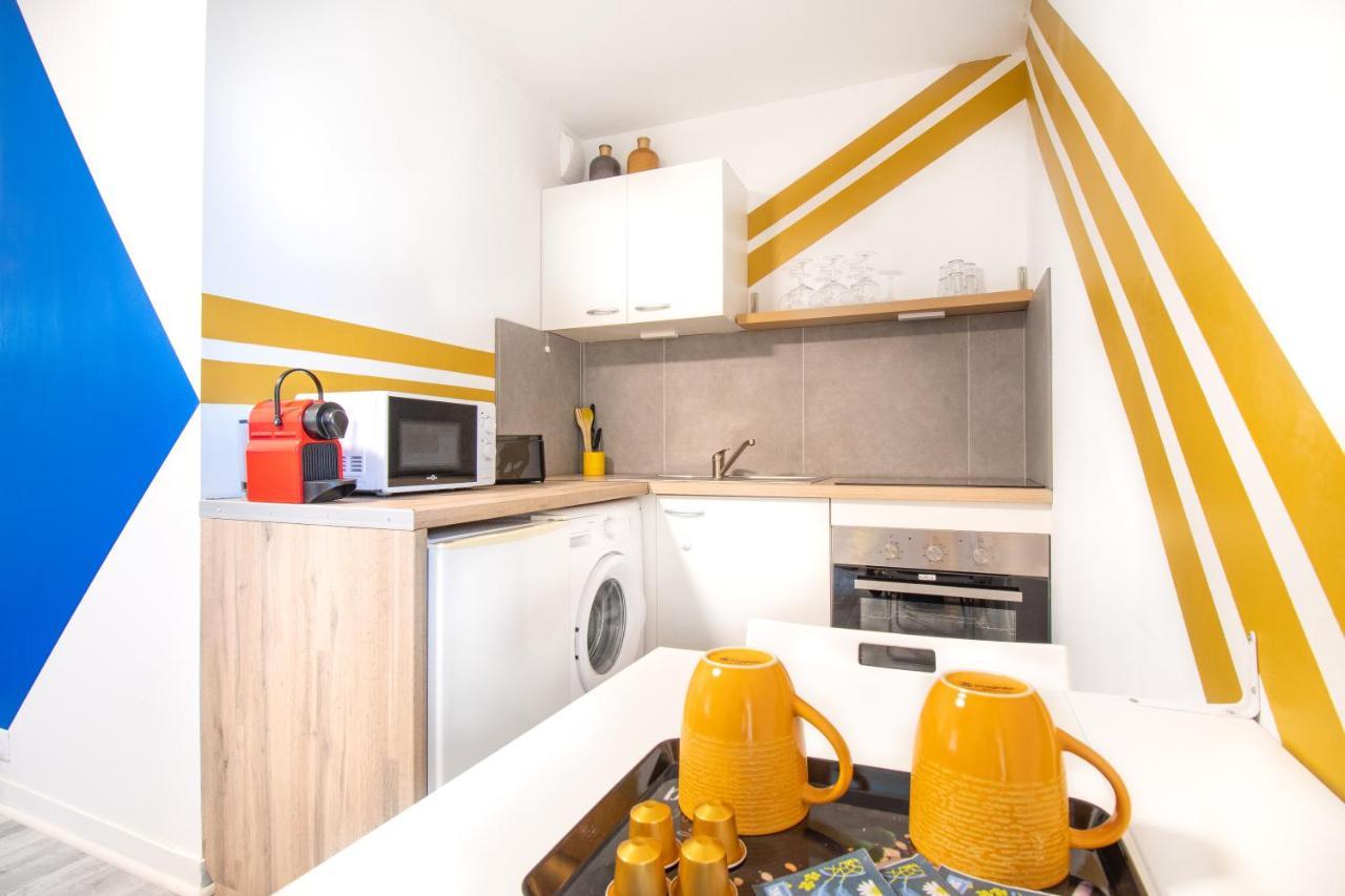 Charmant T2 Sur Ile De Nantes Avec Parking Et Balcon Exterior foto